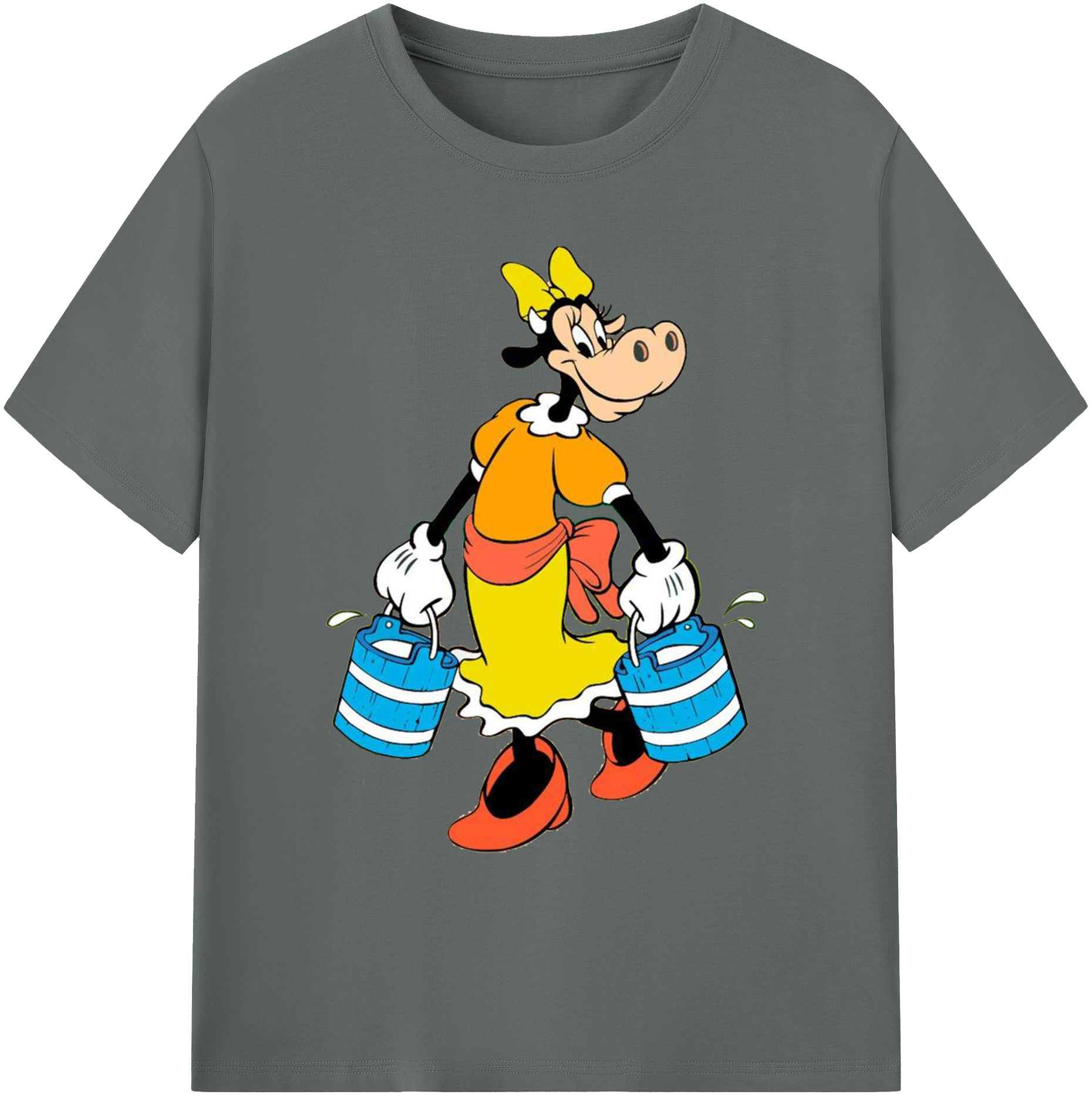 ミッキーマウス Mickey Mouse 綿100％ メンズ半袖Tシャツ｜肌触りやわらか＆通気性